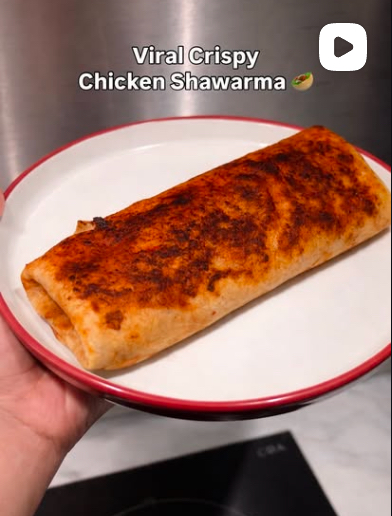 Viral Crispy Chicken Shawarma