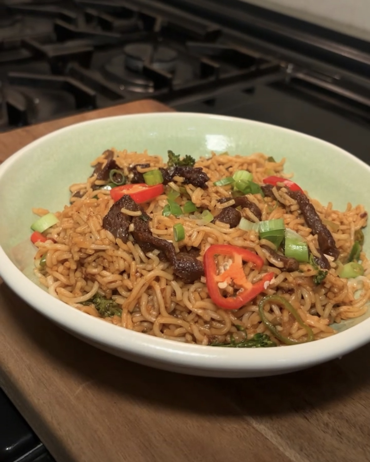 Crispy Beef Noodles
