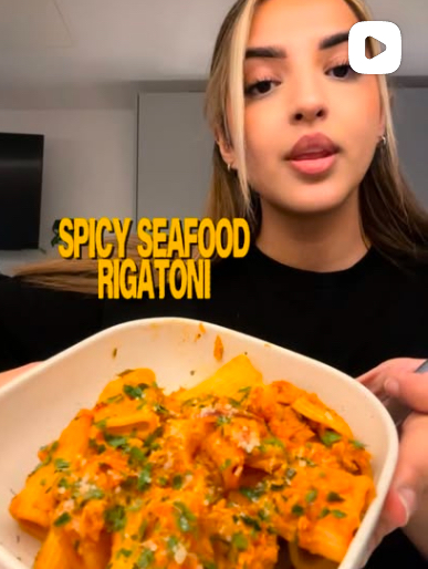 Spicy Seafood Rigatoni