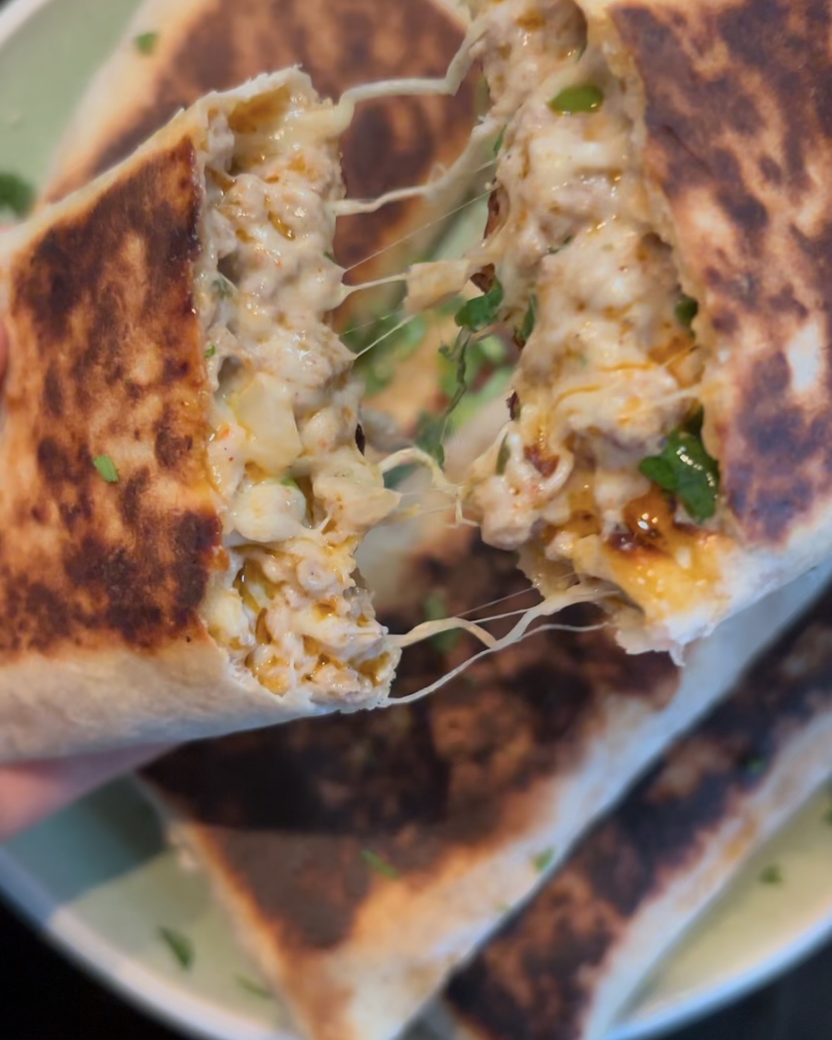 Spicy Beef & Cheese Wraps